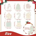thumbnail image 2 of Maytalsory PVC DIY Christmas Tree Ornaments Pack Of 8 8 DIY Painting By Numbers With Hemp Rope Hanging, 2 of 6