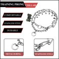 thumbnail image 2 of HSHDLDF Prong Collar for Dogs Pinch with Adjustable Stainless-Steel Links | Dog Choker Training Quick Release Snap Buckle Medium-Large (XL-Simple), 2 of 6
