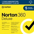 thumbnail image 1 of Norton 360 Deluxe Antivirus & Internet Security for 5 Devices 1 Year Subscription Digital Download, 1 of 7