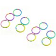 thumbnail image 2 of 10 Piezas Anillos Aros para Llavero Aro Saltar Metálico Redondo Material Hierro con Recubrimiento Adecuado para Llaveros Fabricación, 2 of 7