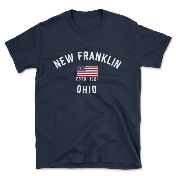 New Franklin Ohio Patriot Men's Cotton T-Shirt
