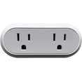 thumbnail image 3 of Brookstone Dual Smart Plug - Electrical Socket Scheduled Wireless Control for Home and Office, Monitors Energy Usage, Easy Device Pairing, 2 Outlets, 3 of 6