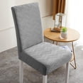 thumbnail image 1 of Funda elástica para silla Macarena para comedor hotel oficina Gris-plata, 1 of 8