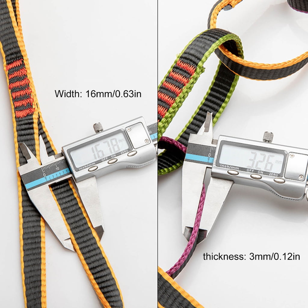 Jesscasday Light weight Nylon Climbing Chain Rope Forming Rings Slings Chain Rope Easy Use