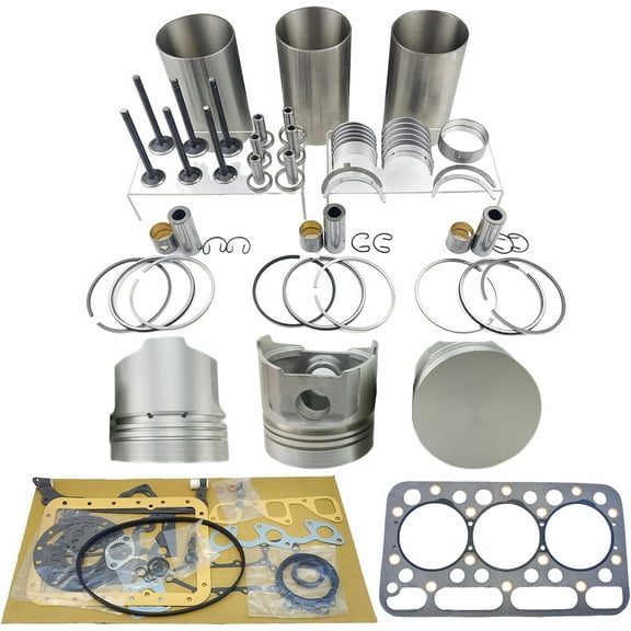 D1402 Engine Overhaul Rebuild Kit For Kubota D1402 Engine L2550DT L2550 L2650DT L2650DTGST L2650F For Bobcat 643 Skid Steer Loader Piston Height 80mm