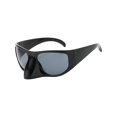 thumbnail image 2 of Gafas de sol para mujer, decoración, gafas de moda, suministros para fiestas para actividades al aire libre Negro, 2 of 8