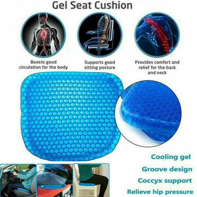 Soft Breathable Sitting Gel Flexing Cushion Seat Flex Pillow Back Support