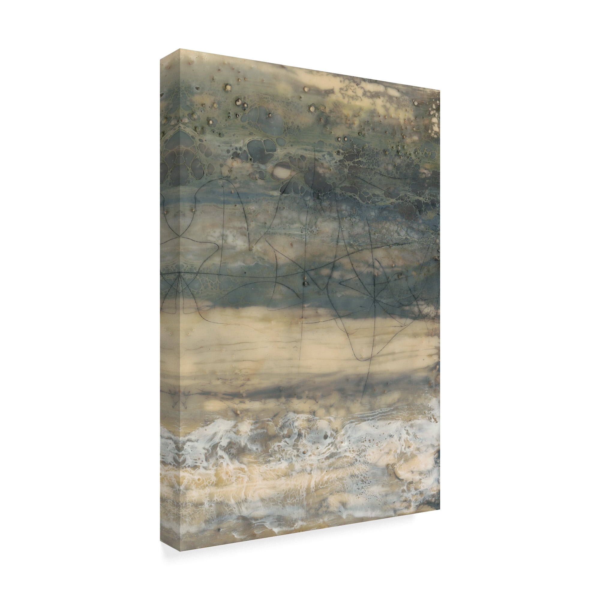 Trademark Fine Art 'Earthen Lines II' Canvas Art by Jennifer Goldberger