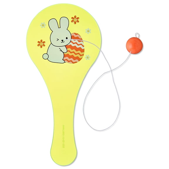 Bunny and Egg Paddle Ball Party Favor, Green, Easter by Way To Celebrate