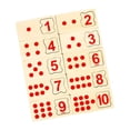 thumbnail image 1 of Tablero de clasificación de números Montessori, juego de matemáticas, tablero de matemáticas con números de madera, juguete educativo Montessori para, 1 of 9