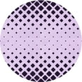 thumbnail image 1 of Ahgly Company Indoor Round Patterned Bright Grape Purple Area Rugs, 8' Round, 1 of 6