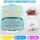 thumbnail image 5 of Organizador de pastillas Pastillero hermético Dispensador de pastillas grande Soporte para suplementos de viaje para el hogar Clasificador de vitaminas portátil Tamaño gigante 8 compartimentos Contenedor hermético de vitaminas Medicina diaria Sincero Electrónica, 5 of 5