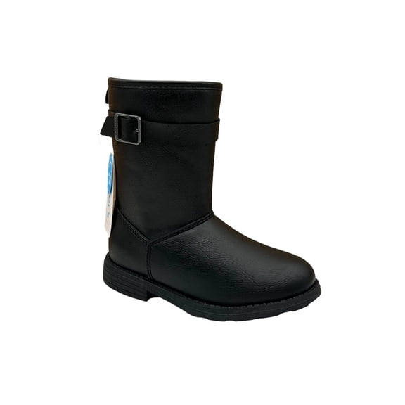 Carter's Toddler Girl's Fashion Mid Calf Boots Size 11 Black Lined Side Zipper