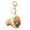 B, variant on Red Bouquet Keychain, Handmade Crochet Knitted Flower Bag Charm Cute Keyring for Mother's Day Birthday Car Key p-e-ndant