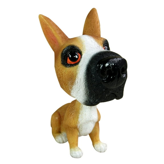 Leodye 1PCS Puppy Bobblehead Car Ornament - Dashboard Decor for Teens/Truck/Car Accessories -4.29x2.34x3.9in