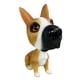 thumbnail image 2 of Adorno de salpicadero de cabeza de resina - Decoración de coche perro cachorro con primavera • 4,29" de altura • Caqui, café, marrón, negro, blanco, 2 of 8