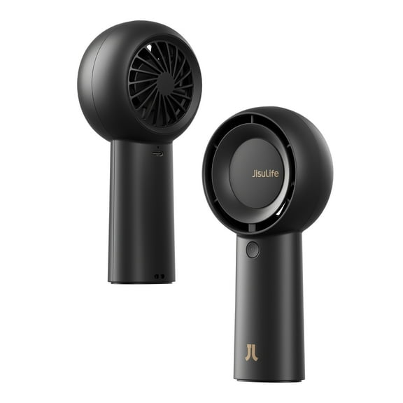 JISULIFE Ventilateur Turbo Portable Format Ventilateur et Autonomie de 18 H Ventilateur USB Rechargeable 6000 mAh avec 5 Modes de Vent pour Toutes les Occasions