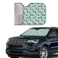 thumbnail image 3 of Kdxio Christmas Dachshund Print Front Windshield Sun Shade,Folding Auto Sunshade for Car Truck SUV-Medium, 3 of 7
