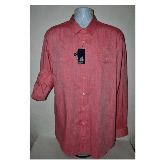 Johnnie-O Hutton Classic Fit Shirt, Malibu Red, M