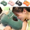 thumbnail image 1 of Fiudx Almohada para La Siesta, Diseño de Adorable Muñeco Muppet, Reposacabezas Elevado para Soporte Del Cuello, Orificios de Ventilación Transpirables, Cómoda para Usar En La Oficina y El Aula, Mater, 1 of 7