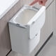 thumbnail image 4 of Rejilla para compost de cocina montada en la pared, dos métodos de instalación, portátil, colgante Poste blanco 9L, 4 of 9