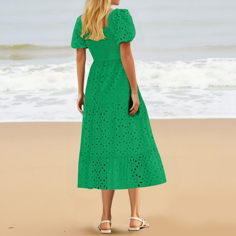 green emerald velvet dress Monday Flow Cruise Shirt Dress (Long) main image 1