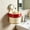 Red#3, variant on Suction Cup Storage Basket for Bathroom Shower Kitchen - Punch Free Wall Mounted Organizer with Drainage Holes - Plastic Hanging Caddy for Toiletries Cosmetics Sponges - 1 Pack