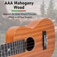 thumbnail image 2 of Ukelele, Concierto Ukelele de instrumento musical profesional de 23 pulgadas para adultos Kit para principiantes de Uke de caballo con correa para bolsa de concierto Cuerdas OEM Guitarra hawaiana Ukal, 2 of 5