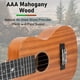 thumbnail image 2 of Ukelele, Concierto Ukelele de instrumento musical profesional de 23 pulgadas para adultos Kit para principiantes de Uke de caballo con correa para bolsa de concierto Cuerdas OEM Guitarra hawaiana Ukal, 2 of 5