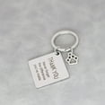 thumbnail image 4 of Stainless Steel Charm Keychain Engraved Thank You Never Forget The Difference You've Made Keyring Fashion Gifts Key Chain, 4 of 5