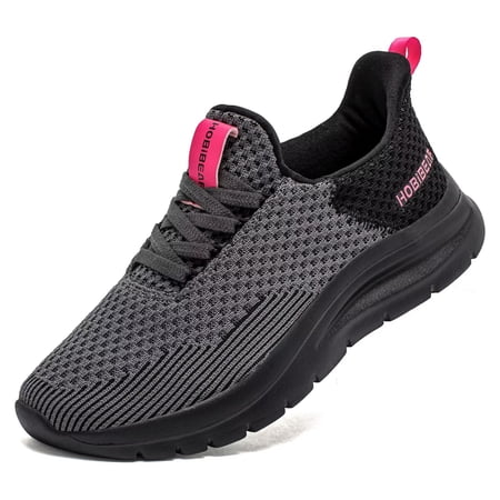 HOBIBEAR Womens Slip On Walking shoes Women Sneakers Lightweight Arch Support Tennis Shoes