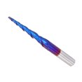 thumbnail image 4 of 1 Pcs End Mill Tungsten Cemented Carbide 2T Blue Milling Cutter(R1*47*D8*85), 4 of 8