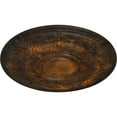 thumbnail image 3 of 29 1/4"OD x 2"P Darnay Ceiling Medallion (Fits Canopies up to 7 1/4"), Hand-Painted Rust, 3 of 6