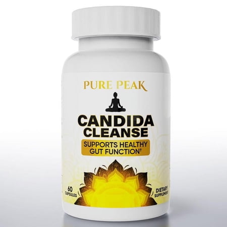 Pure Peak Candida Cleanse - Gut and Colon Support (Pack of 1) 60caps