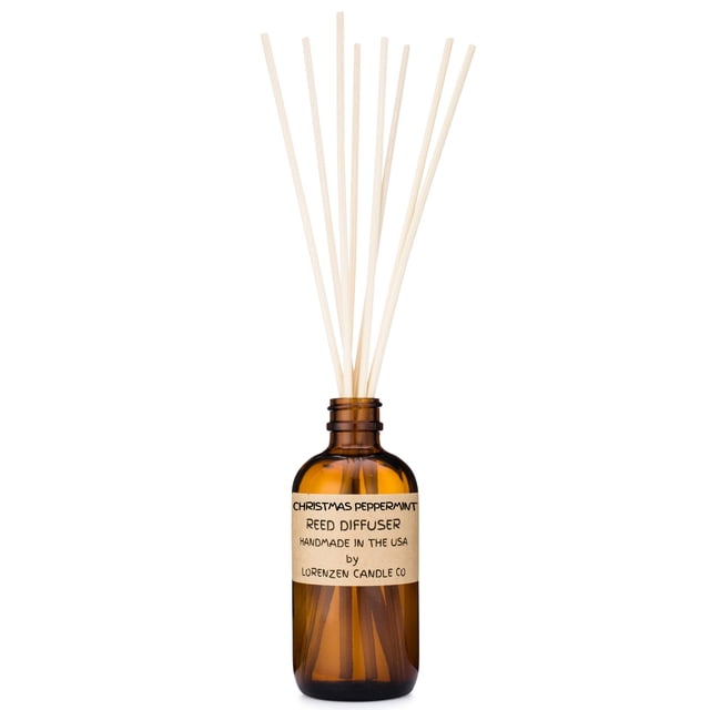 Difusor de aroma Lorenzen Candle Co Christmas Peppermint, 3 onzas