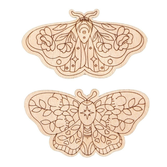 Magnetic embroidery needle holder, carved beech, 3 mm thick, model 5 and 6, for cross stitch, handmade products