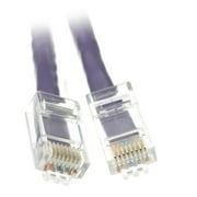 ACL 100 Feet Cat5e RJ45 Bootless Ethernet Patch Cable, Purple, 1 Pack
