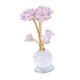 thumbnail image 3 of Figura de flor de loto para decoración de mesa, colección de decoración del hogar, estatua de flor de vidrio Rosa, 3 of 9