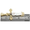 thumbnail image 5 of 14K Yellow Gold Round Diamond Jesus Crucifix Cross Pendant 2.45" Charm 0.55 CT., 5 of 6