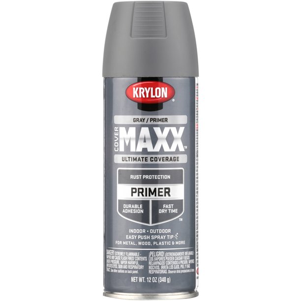 Krylon® CoverMaxx™ Gray Ultimate Coverage Spray Primer 12 oz. Aerosol Can