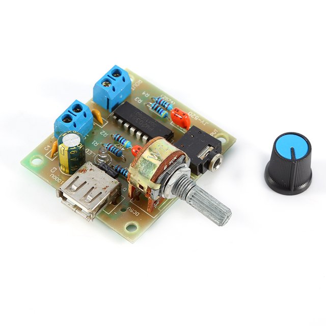 USB Amplifier Board Audio Power Supply Module Component 5W, External Control, Low Power Off Mode, and Internal Overheating with Upgraded Coupling Capacitance for