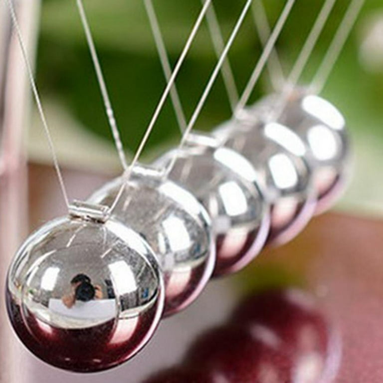 Newtons Cradle, Newton Pendulum With 5 Balls, Classic Swing Newton