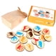 thumbnail image 1 of Juego de mesa educativo de madera para niños, emparejamiento, emparejamiento, memoria para niños, juguete interactivo (animal), 1 of 2