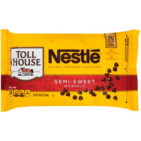 Nestle Toll House Semi-Sweet Chocolate Chip Morsels 72-Oz. (Best Chocolate Chips For Melting)