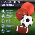 thumbnail image 3 of Juego de pelotas deportivas Lenwen, bolsa de baloncesto, fútbol, 3 of 7