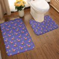 thumbnail image 2 of Yiaed Labrador Retriever Dog Print Bathroom Mat Set 2 Pieces Mat Anti-Skid Pad Ultra Soft and Absorbent Bathroom Bath Mat Contour Bath Rugs for Toilet Base, 2 of 6