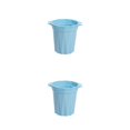 thumbnail image 2 of Wosthever Moldes para vasos de hielo, bebidas, jugo, herramienta para beber, molde para hacer hielo, bandeja de congelación de gran tamaño, Azul 2piezas, 2 of 6