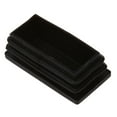 thumbnail image 1 of Plastic Rectangle Tube Inserts End Blanking Cap 25X50mm 30 Pcs Black, 1 of 3