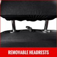 thumbnail image 4 of AUTOYOUTH Car Seat Covers Front Seats Only - Breathable Bucket Seat Covers with Removable Headrest Universal Fit For Vans, SUVs, Trucks...(Blue Color), 4 of 9