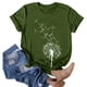 thumbnail image 3 of Gibobby Blusa Casual de Mujer Camisetas mujerModa túnica con cuello redondoTops holgados(Verde,XL), 3 of 5